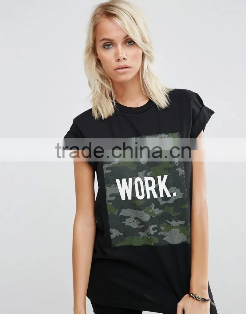 chinese manufacturers custom shirt for woman high quality women t-shirt casual style