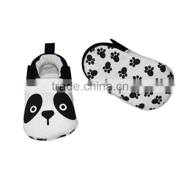 Cute panda face printed Baby booties