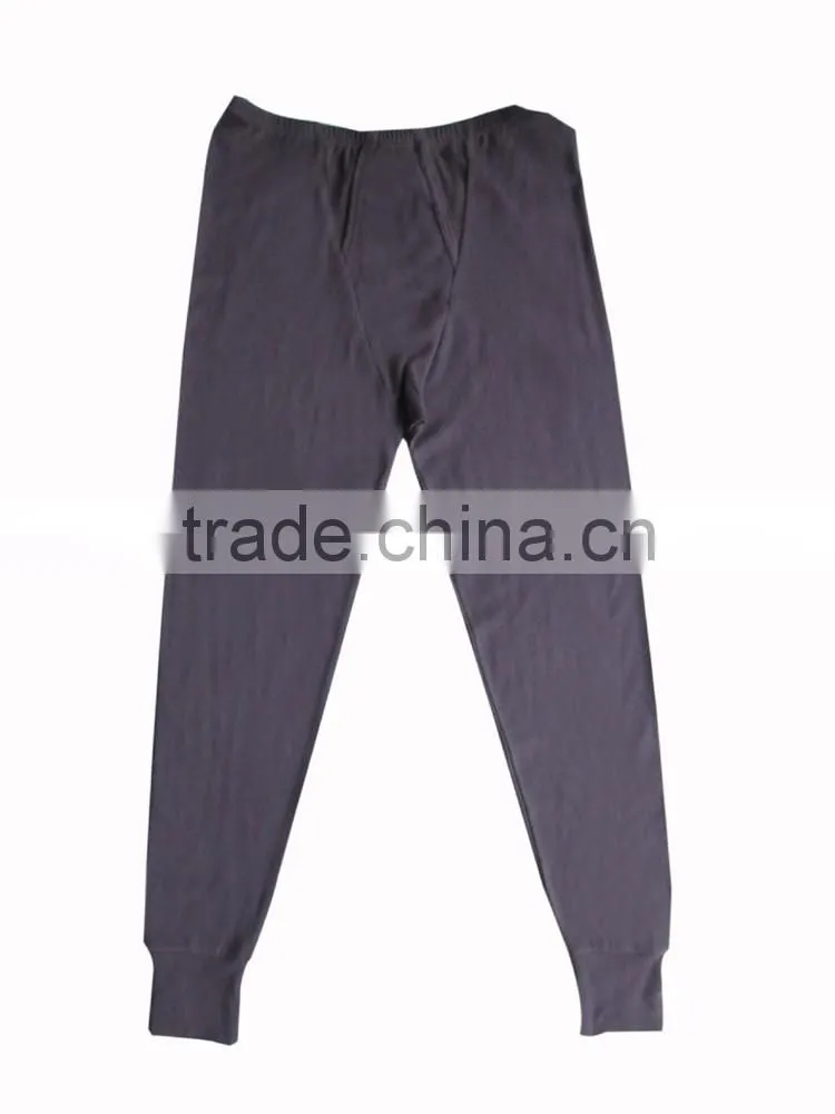 Protective FR knitted underwear with modacrylic and cotton flame retardant EN11612