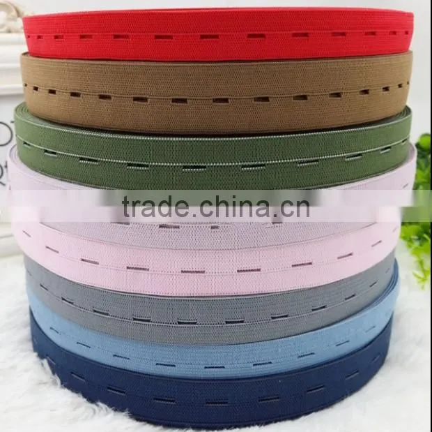 elastic webbing type colorful elastic rope