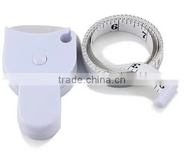Environmental multifunctional plastic PVC plastic white customized fitness measuring tape for promotion