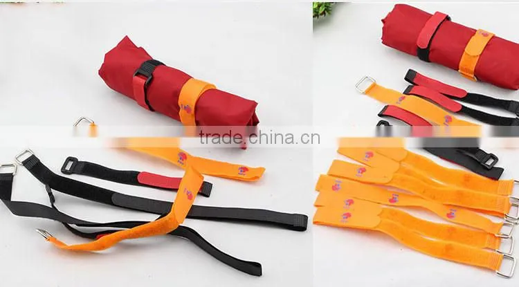 OEM/ODM service offered Hook&Loop cable ties hook and loop strap with buckle