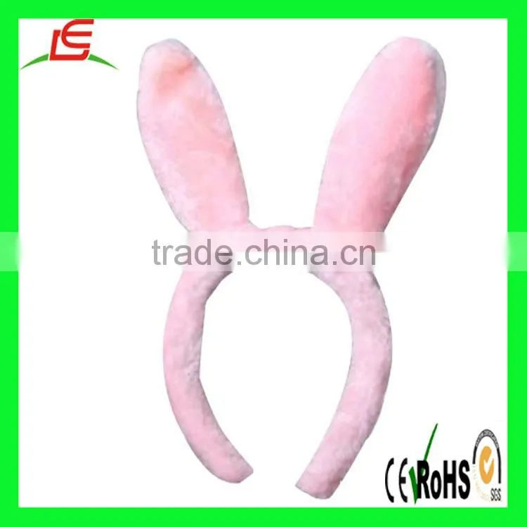 Plush Fluffy Bunny Rabbit Ears Headband Costume accessory Halloween Dress Up