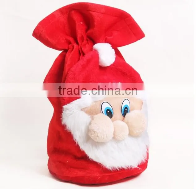 Customized Christmas Pouch,Wholesale Gift Pouch / Christmas Gift Bag/ Drawstring Gift Pouch