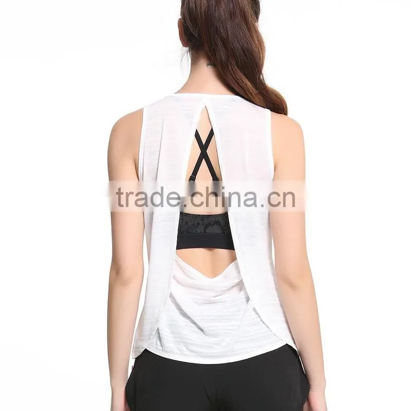 Women Gym Workout Athletic Vest Fitness Yoga Sleeveless Tops