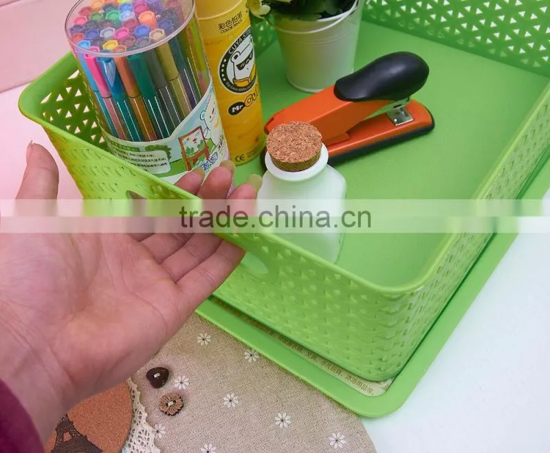 Colorfur plastic storage container box with lid