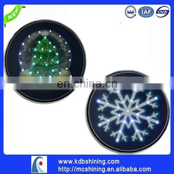 novelty flashing led badge emblem maker