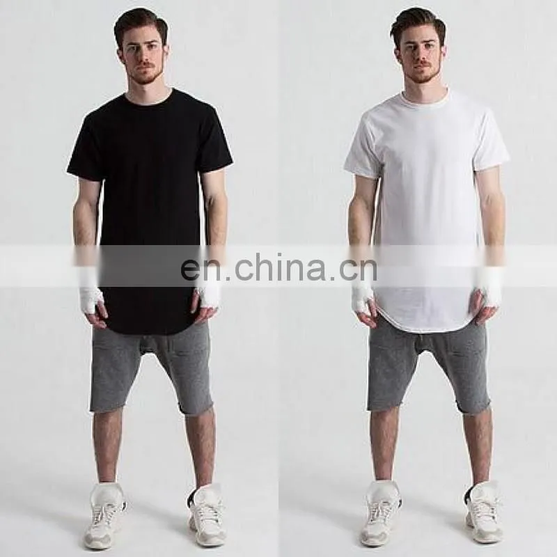 Custom men's long t shirts 6455
