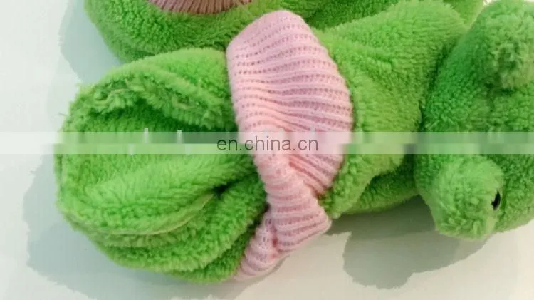 Winter cute warm pp cotton plush animal shape indoor kids slipper