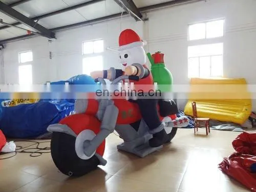 Giant inflatable santa claus for advertising