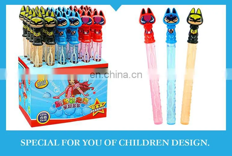 top selling summer toy 38Cm cartoon bubble wand outdoor toys for kids