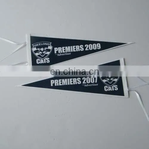 wholesale advertising custom felt triangle flag