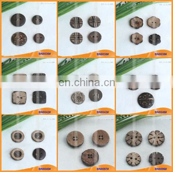 Natural Coconut Buttons for Garment BN8096
