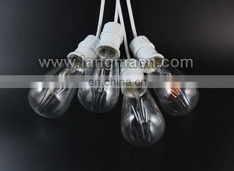 dc 24v RGB filament edison led bulb st64 e27 vintage lamp 12v led 2w/4w/6w/8w