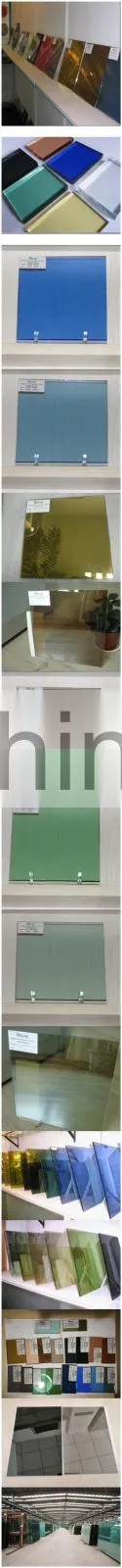 golden reflective glass price is good all kinds of bronze dark blue golden reflective glass