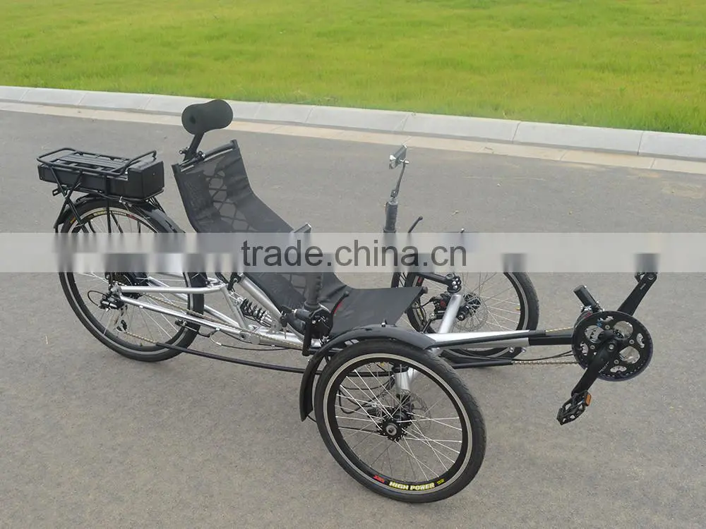 One seats Heavy-Duty Electric Recumbent Trike