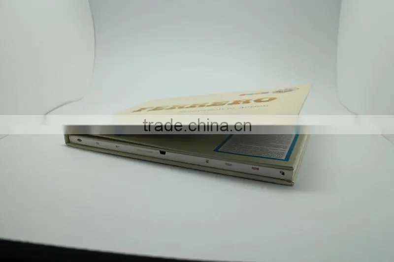 customized multi-page printing video book/video brochure card