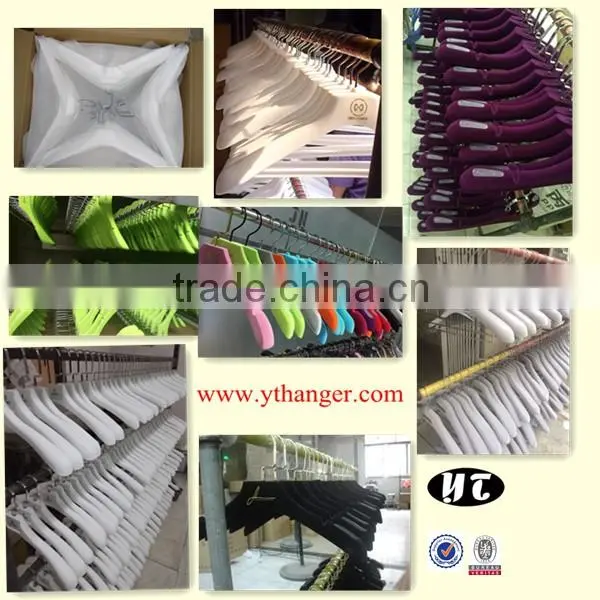 white acrylic hanger anti-slip plastic hanger for clothes
