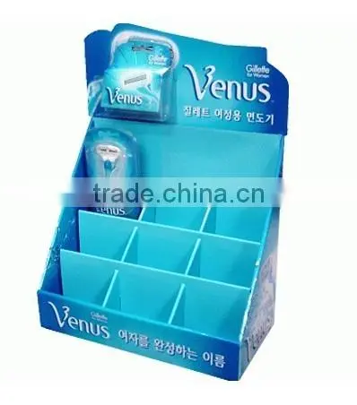 custom retail advertising drug store cardboard pallet display stand