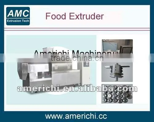 Food extruder for snacks, pet food, fish food