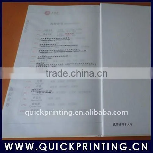 Restaurant Menu Covers