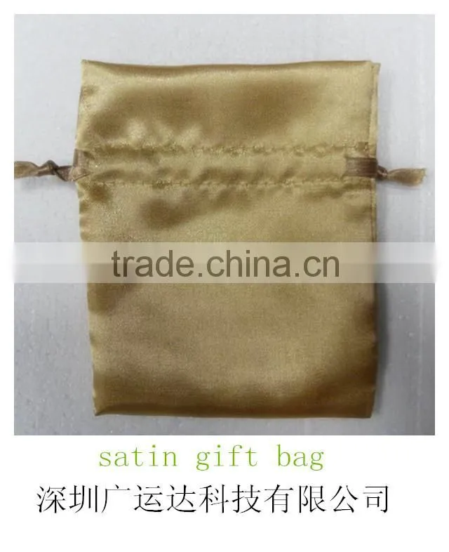 Orange velvet drawstring present pouch printed with dots and nuts bags for packing party candy/festive gifts