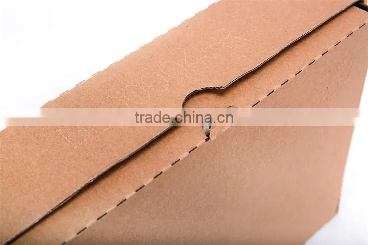 Top Quality Pizza Custom Cardboard Brown Kraft Paper Carton Box With Logo