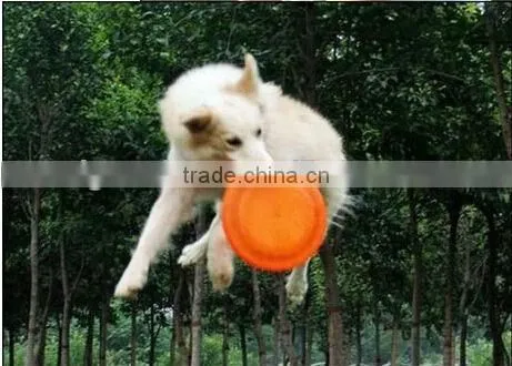 soft silicone frisbee rubber toys for dog promotional toys