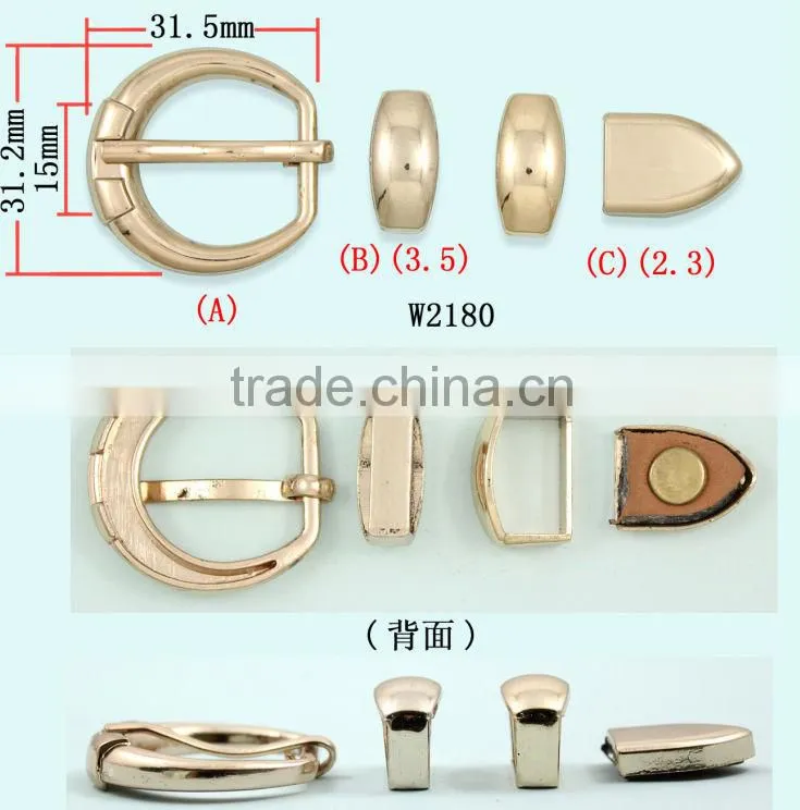 4 Part Belt buckle