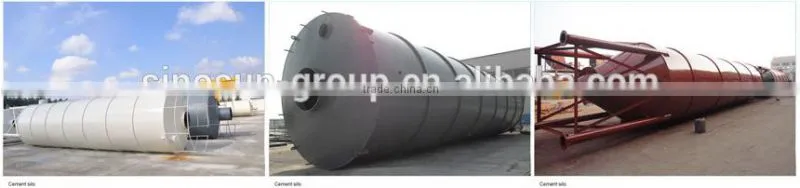 SINOSUN new design 50T cement silo for concrete mixing plant