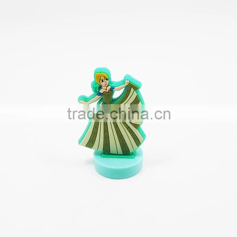 Cartoon Fairy Figure Silicone Plastic Action Figures Marvel Dancing Figures Silicone Cartoon Rubber Stamp