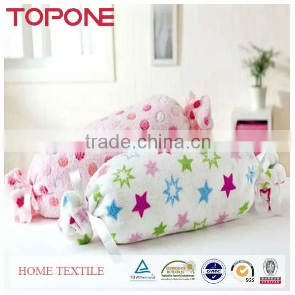 New products cotton candy shape lovely pretty design travel blanket set