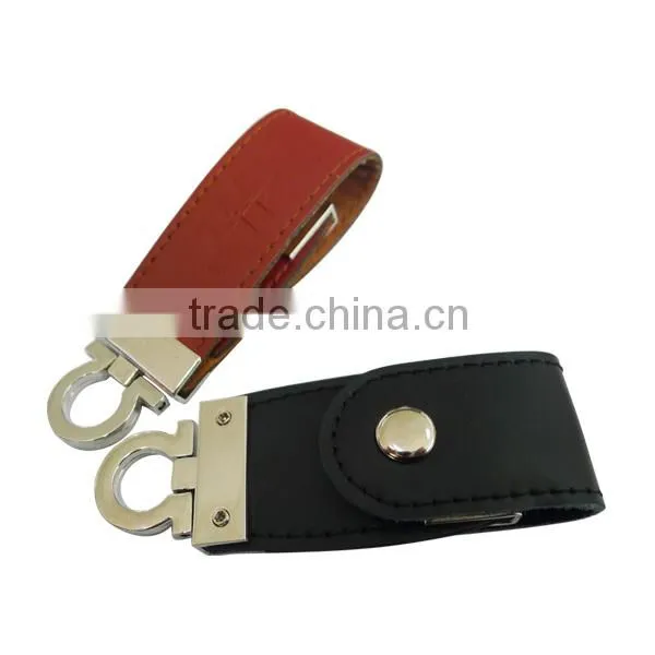 Shenzhen factory 16gb usb flash drive price leather custom usb