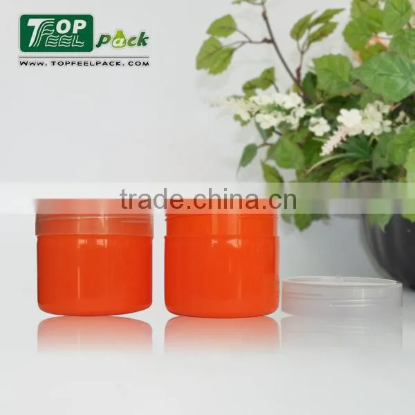 Round PP Plastic Big Capacity Jars for Facial Cream Mask Jar