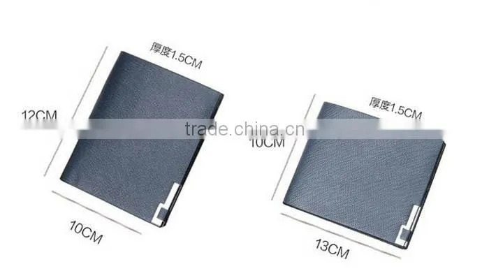 Wholesalers china Lastest 4 color Cross pattern short mens Leather wallet