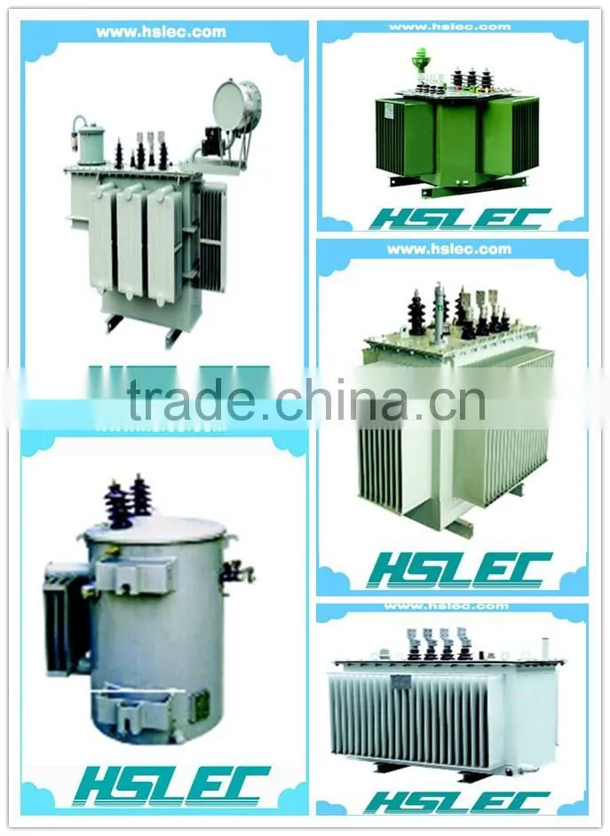 10KV sealed type amorphous core oil transformer three phase