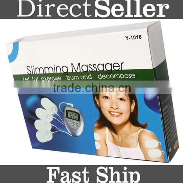 FDA 510 K Electric slimming massager , electrodes Pads tens mini massager