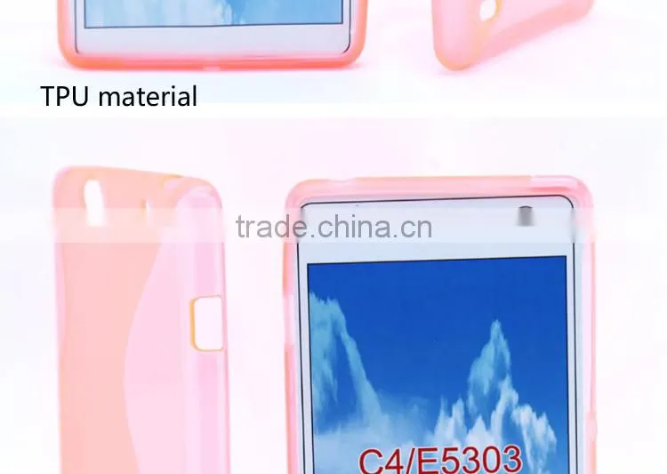 Case for sony xperia c4 shenzhen tpu mobile case for sony C4 E5303 S line gel case new products 2016 used mobile phones