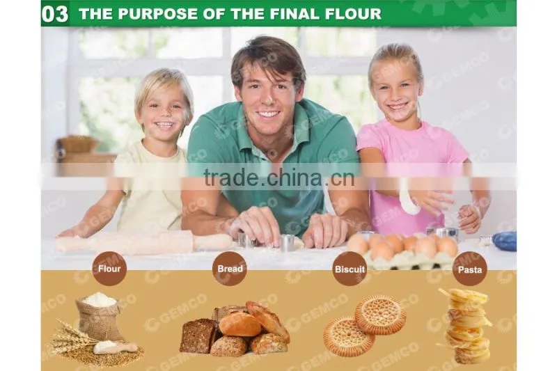 100 TON/24H Wheat Flour Milling Machine For Sale
