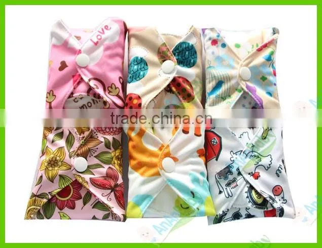 2014 Hot Sell New Products Bamboo Reusable Cloth Sanitary Napkin