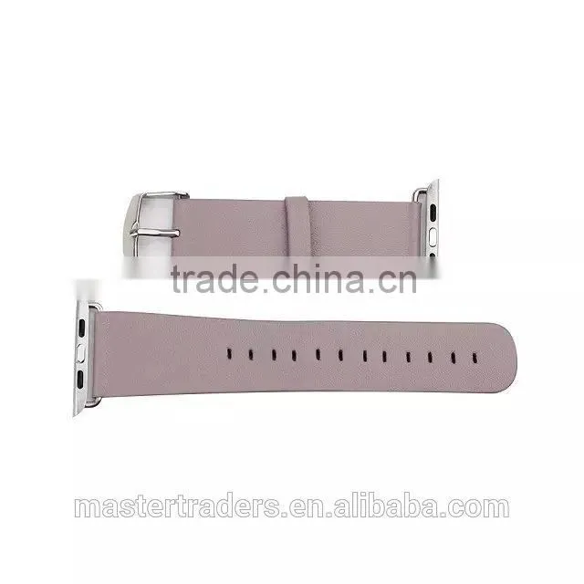 Cheap Colorful PU Leather Watch Band Wrist Strap For 42MM Apple Watch MT-3565