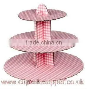elegant cardboard cake stand