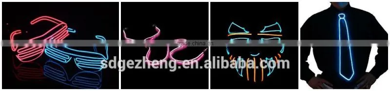 Neon light EL wire wholesale for wedding dress