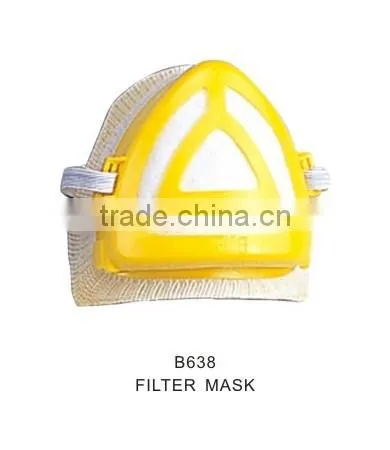 China factory manufacture easy wear active carbon filter smoking gas masks