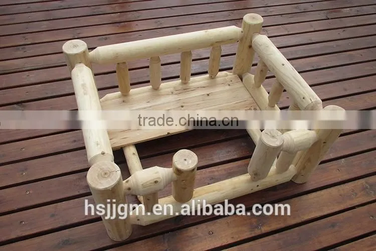 outdoor wooden pet house bed