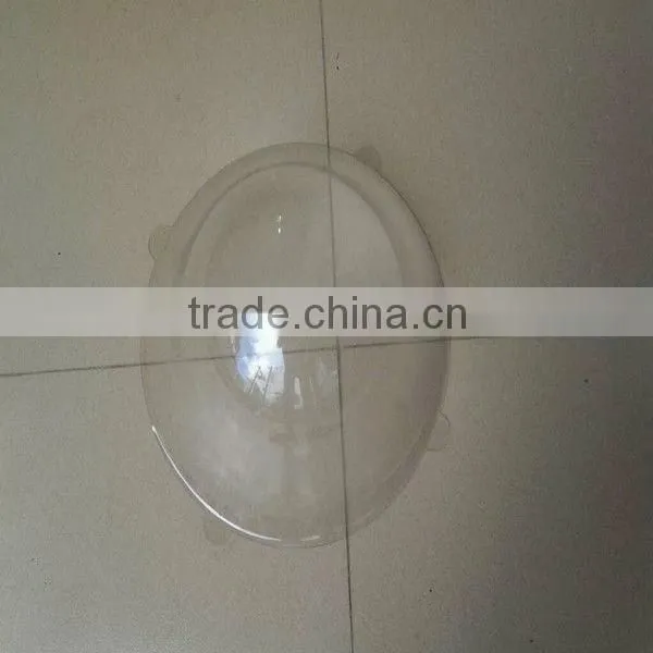 Custom clear vacuum formed acrylic dome