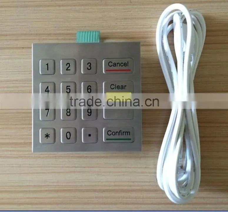 ATM keypad parts
