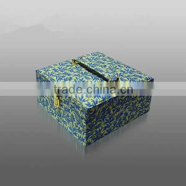 High quality pu leather gift packaging box