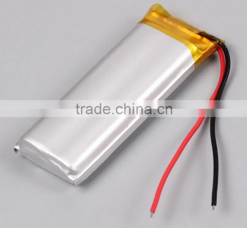 Rechargeable Li-polymer Battery 102460 1600mAh 3.7V With Stable PCM