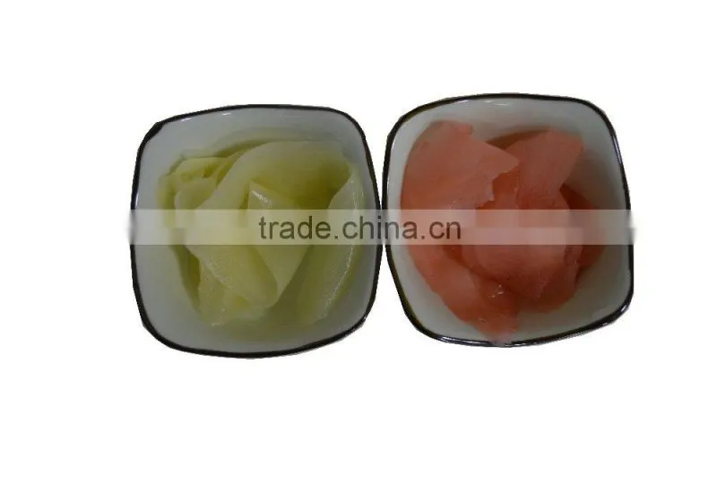 Fresh Chinese Eu quality Hot sale pink white sushi original Pickled ginger